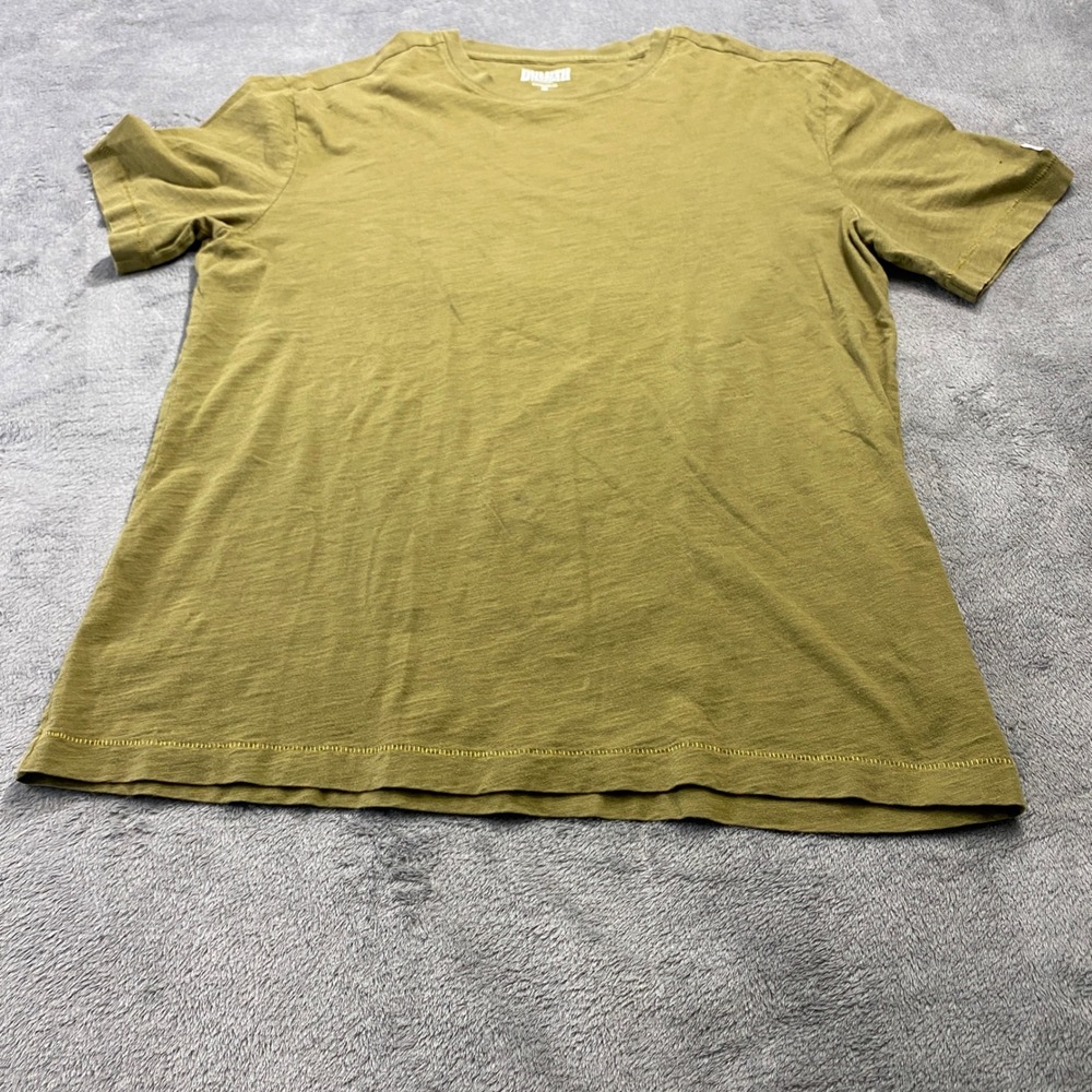 Duluth Trading Co T-Shirt Mens M Olive Green Standard Fit Organic Cotton 38408